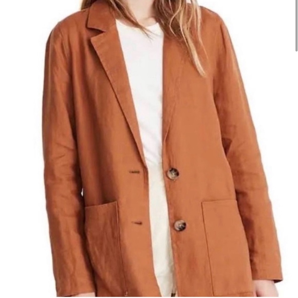 Madewell 100% Linen Dorset Blazer